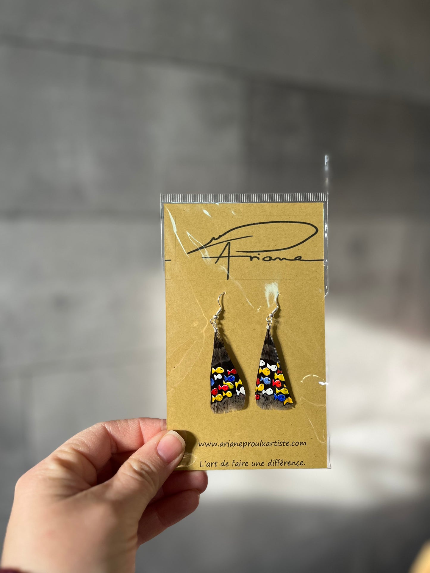 Boucles d’oreilles-poissons