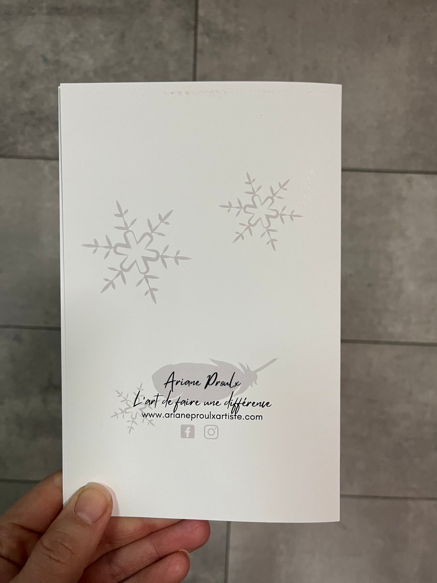Carte de Noël - lutins et cadeaux